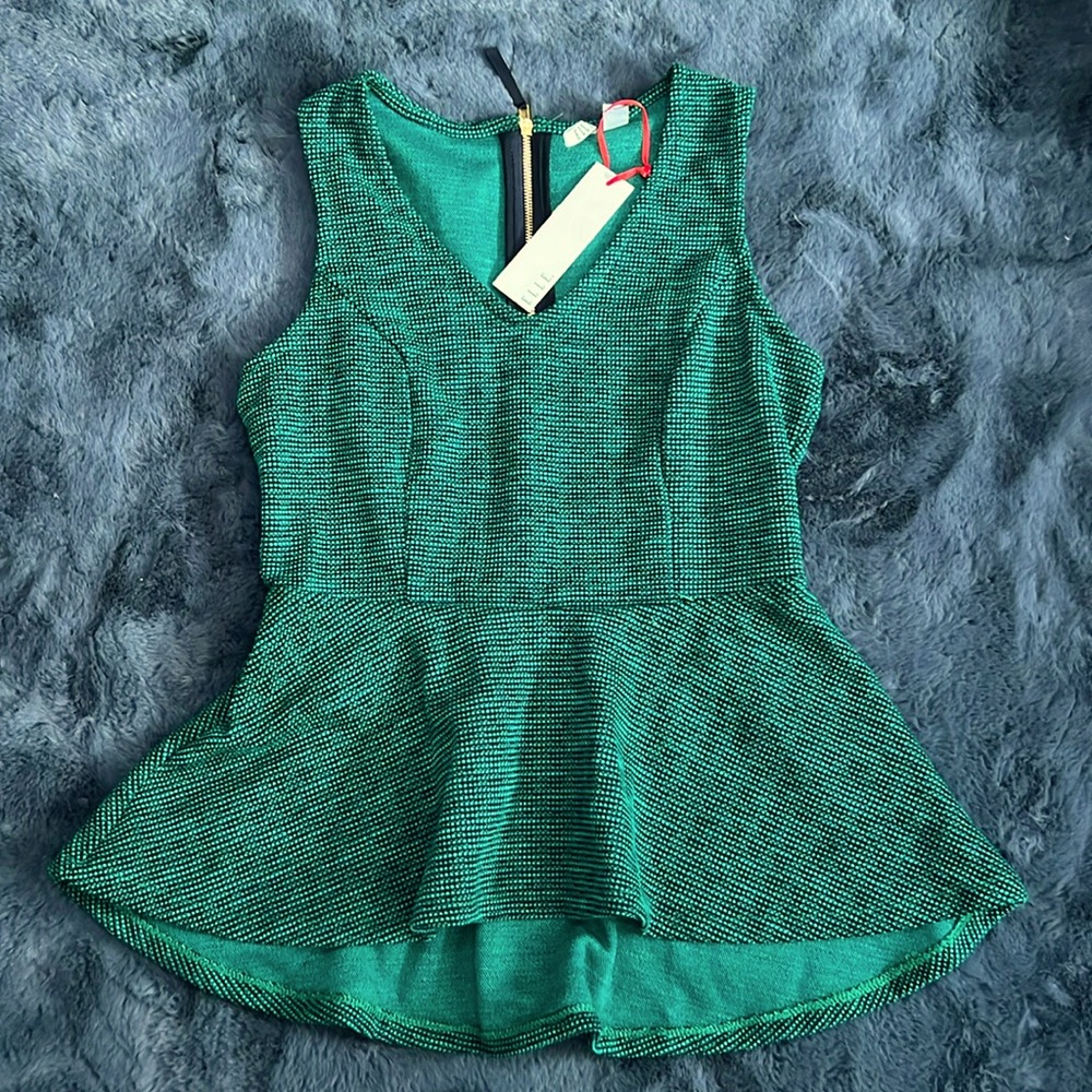 Elle Peplum Top